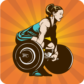 woman deadlifting